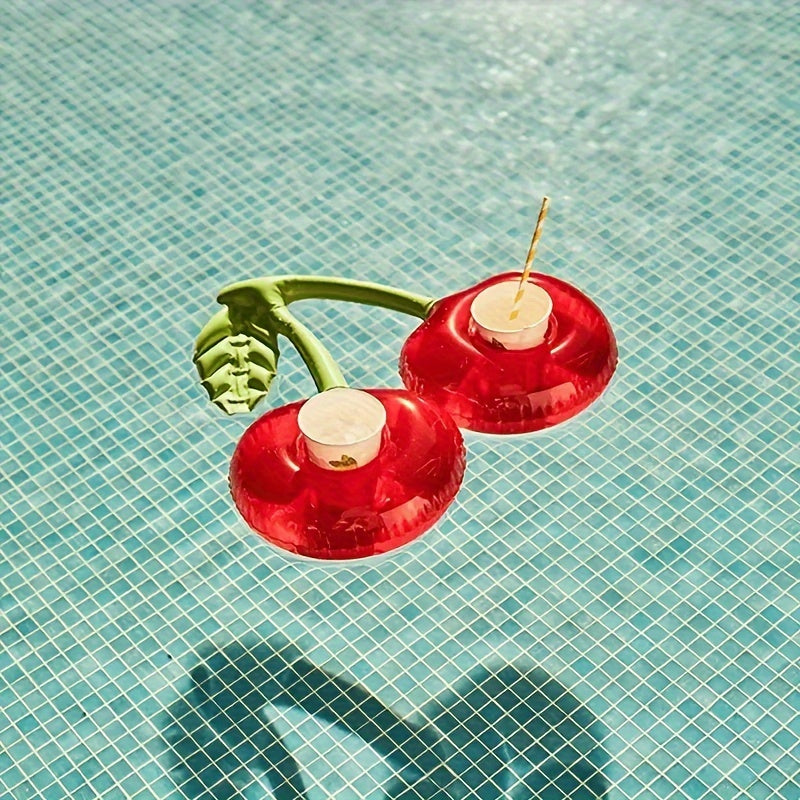 Cherry Shaped Double Floating Cup Holder