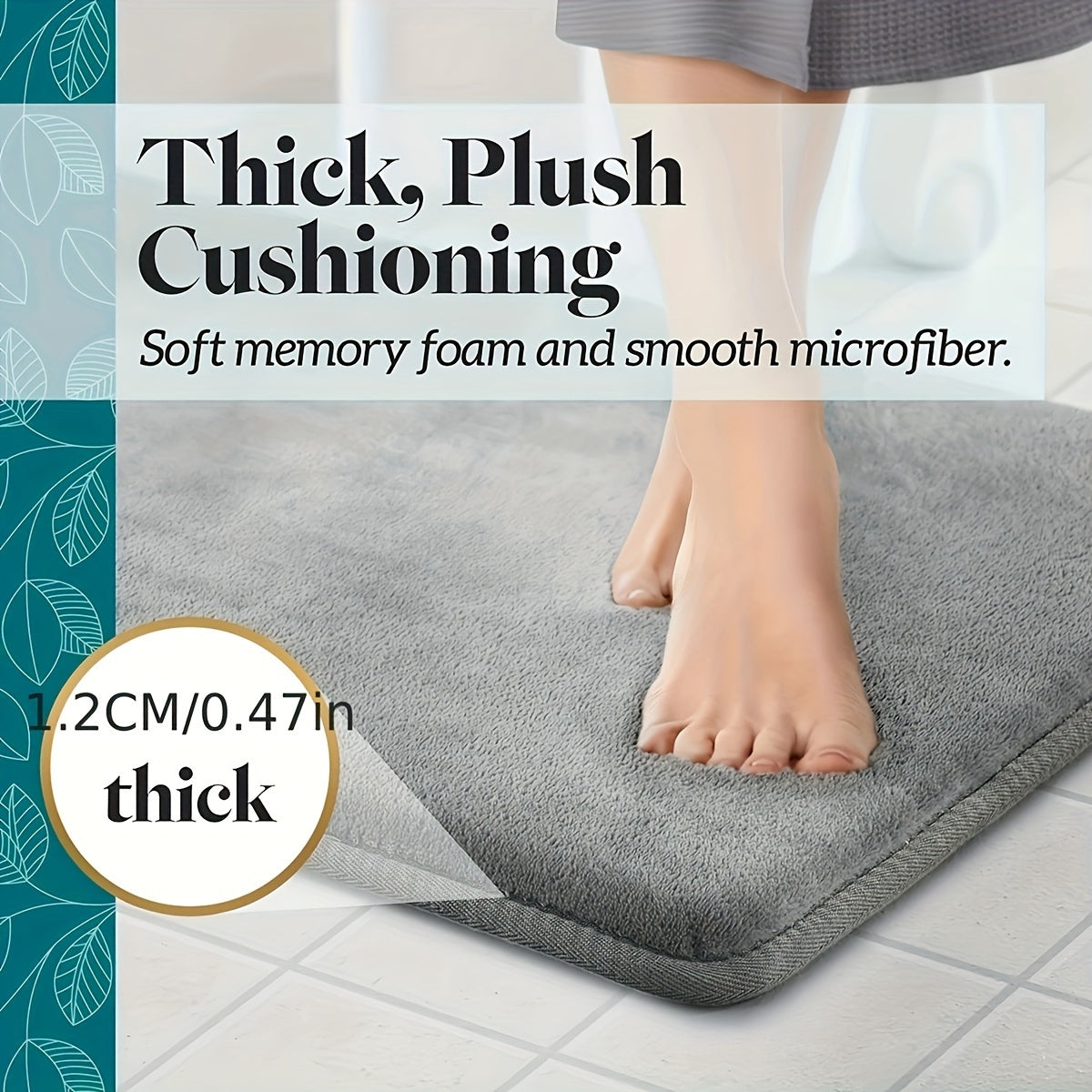 Soft Touch Memory Foam Bath Mat