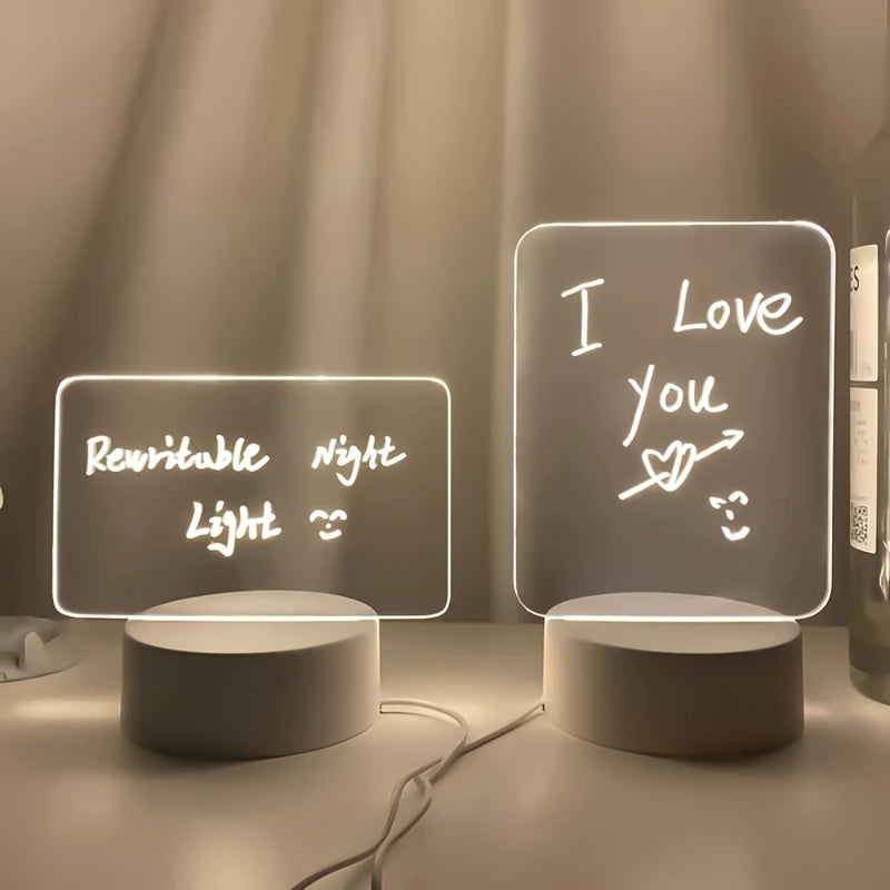 LED Night Lights Note Board