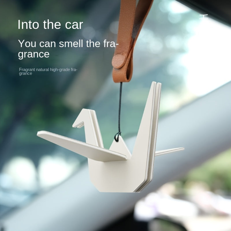 Aromatherapy Paper Crane Car Mirror Hang