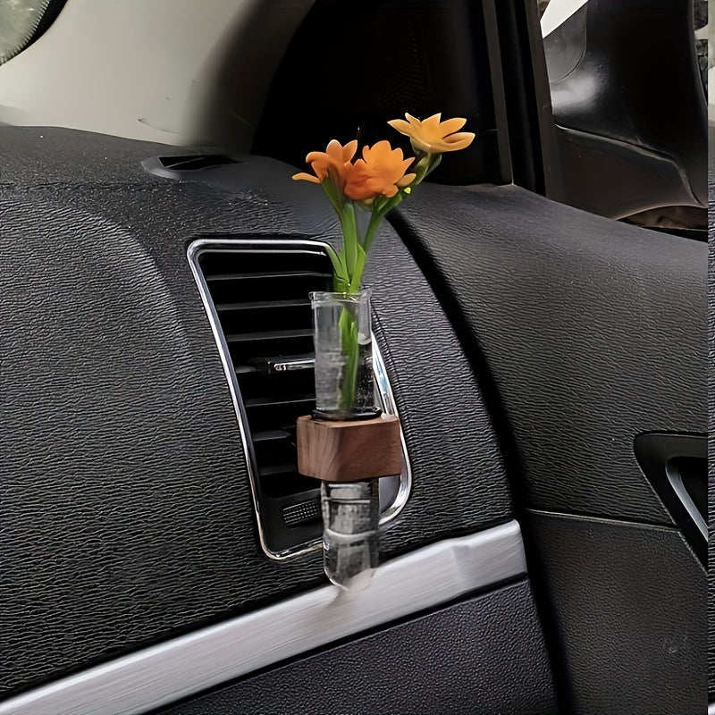 Car Air Glass Vase