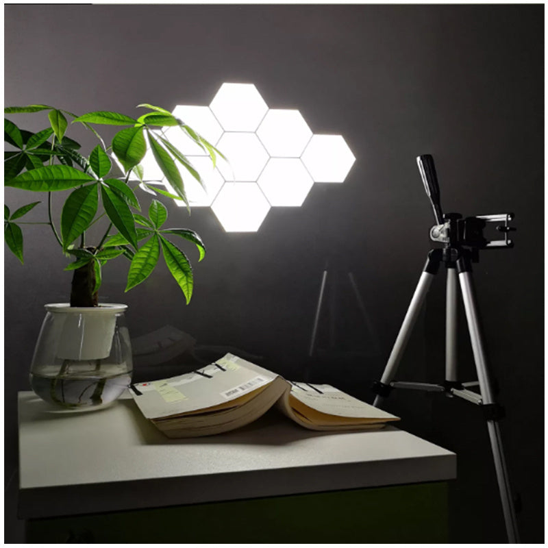 6packs Touch Control Hexagonal LED Wall Light