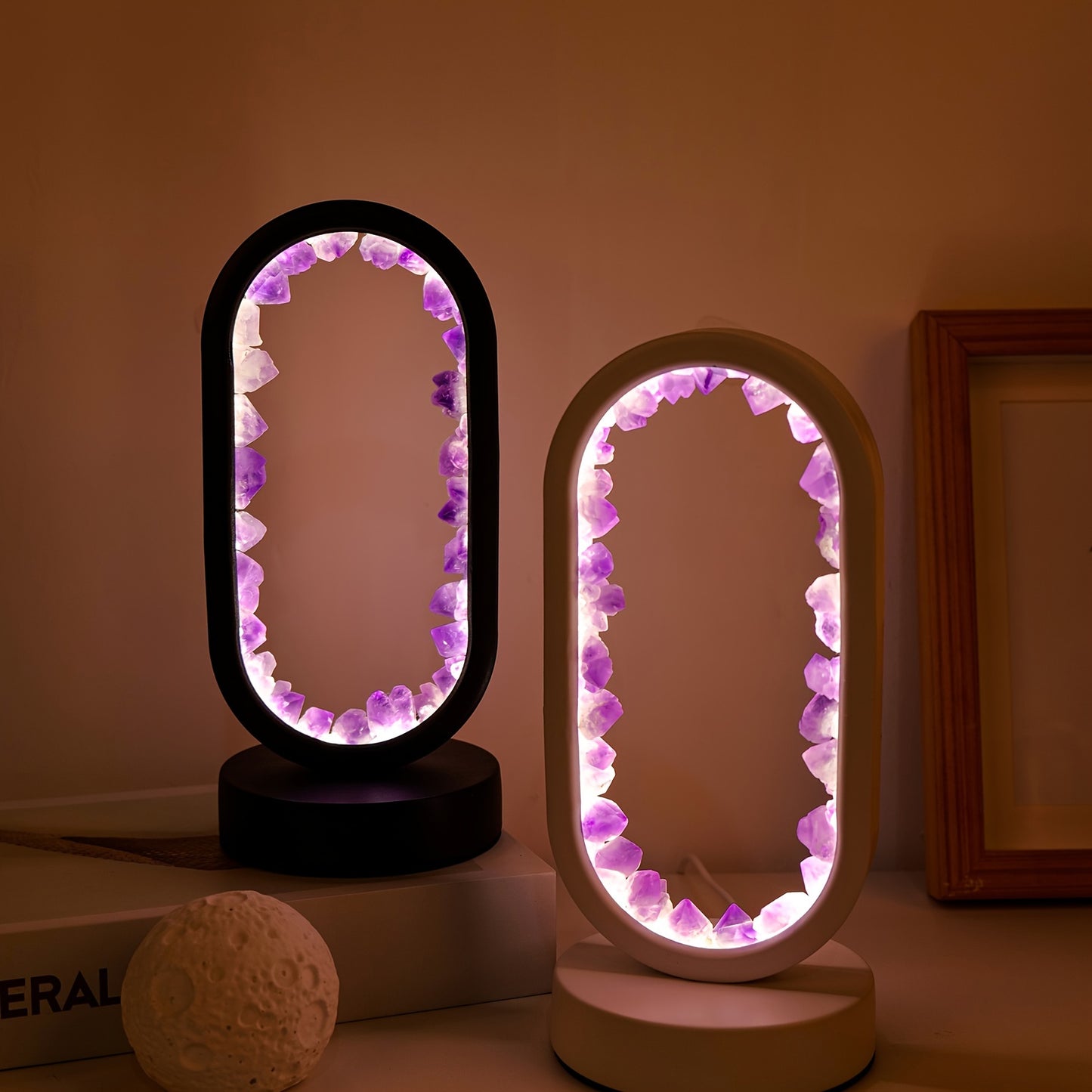 Stone Crystal Bedside Lamp