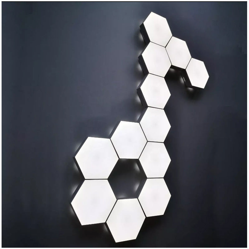 6packs Touch Control Hexagonal LED Wall Light