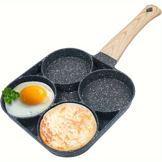 4-Hole Aluminum Alloy Omelets Pot