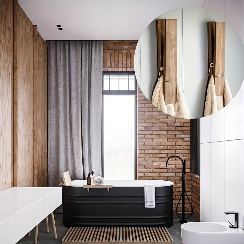 Extra-Large Wooden Towel Rack