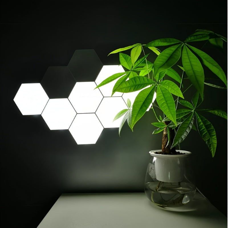 6packs Touch Control Hexagonal LED Wall Light