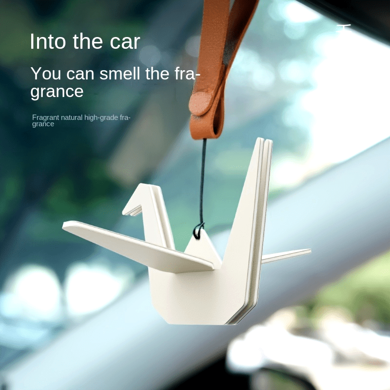 Aromatherapy Paper Crane Car Mirror Hang