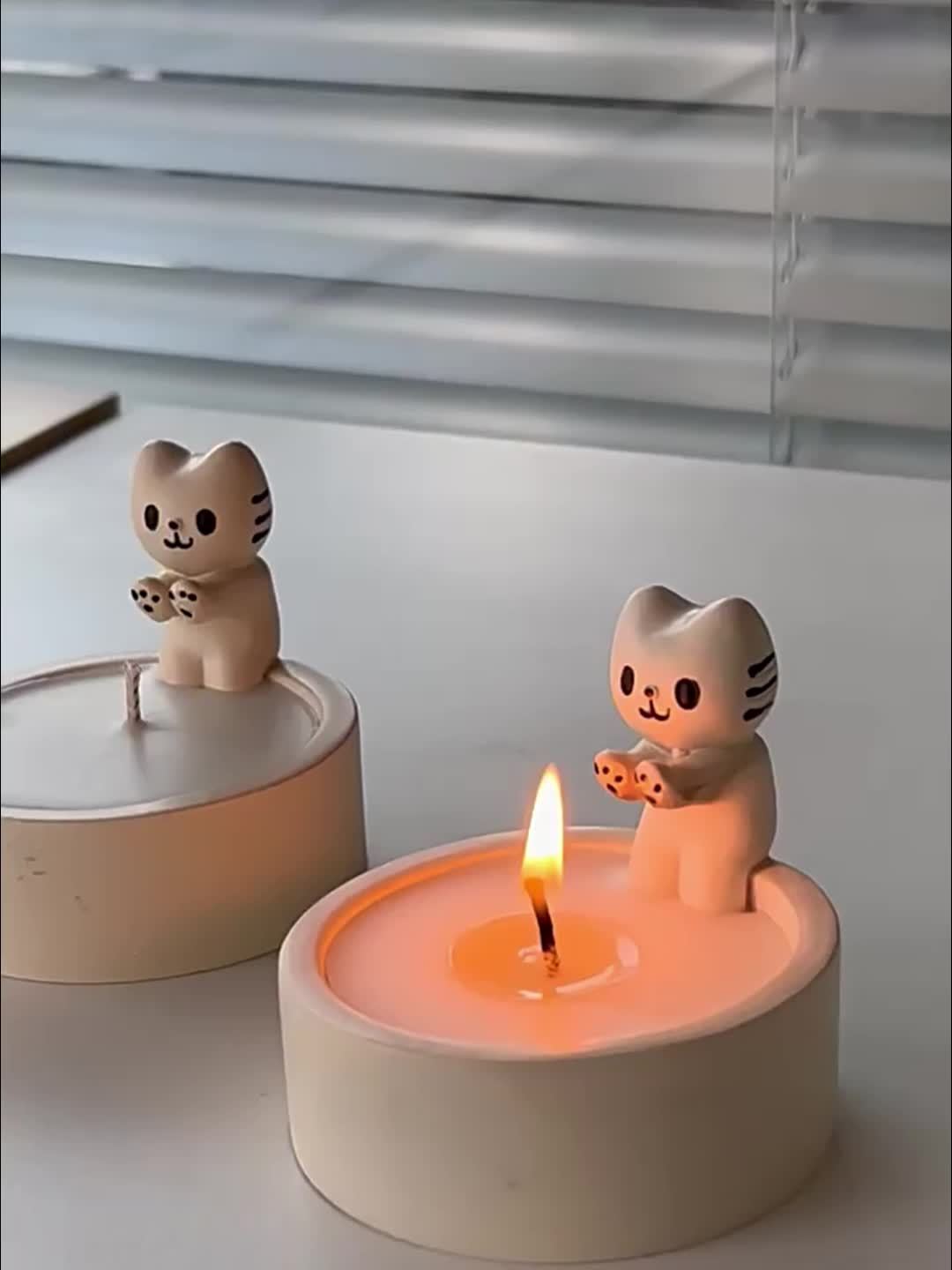 Cat Candles Tray