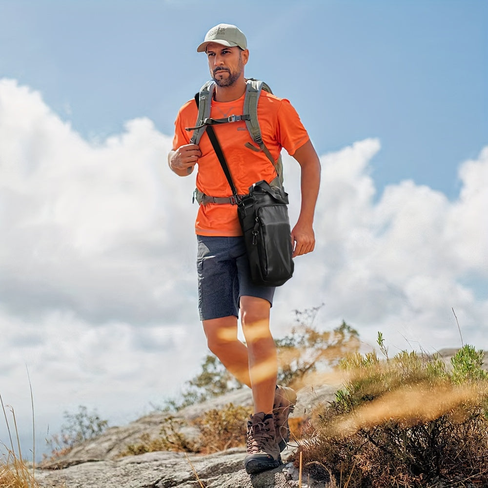 Versatile Water Bottle Carrier Bag with Phone Pocket