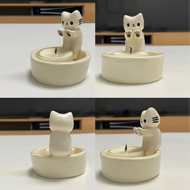 Cat Candles Tray