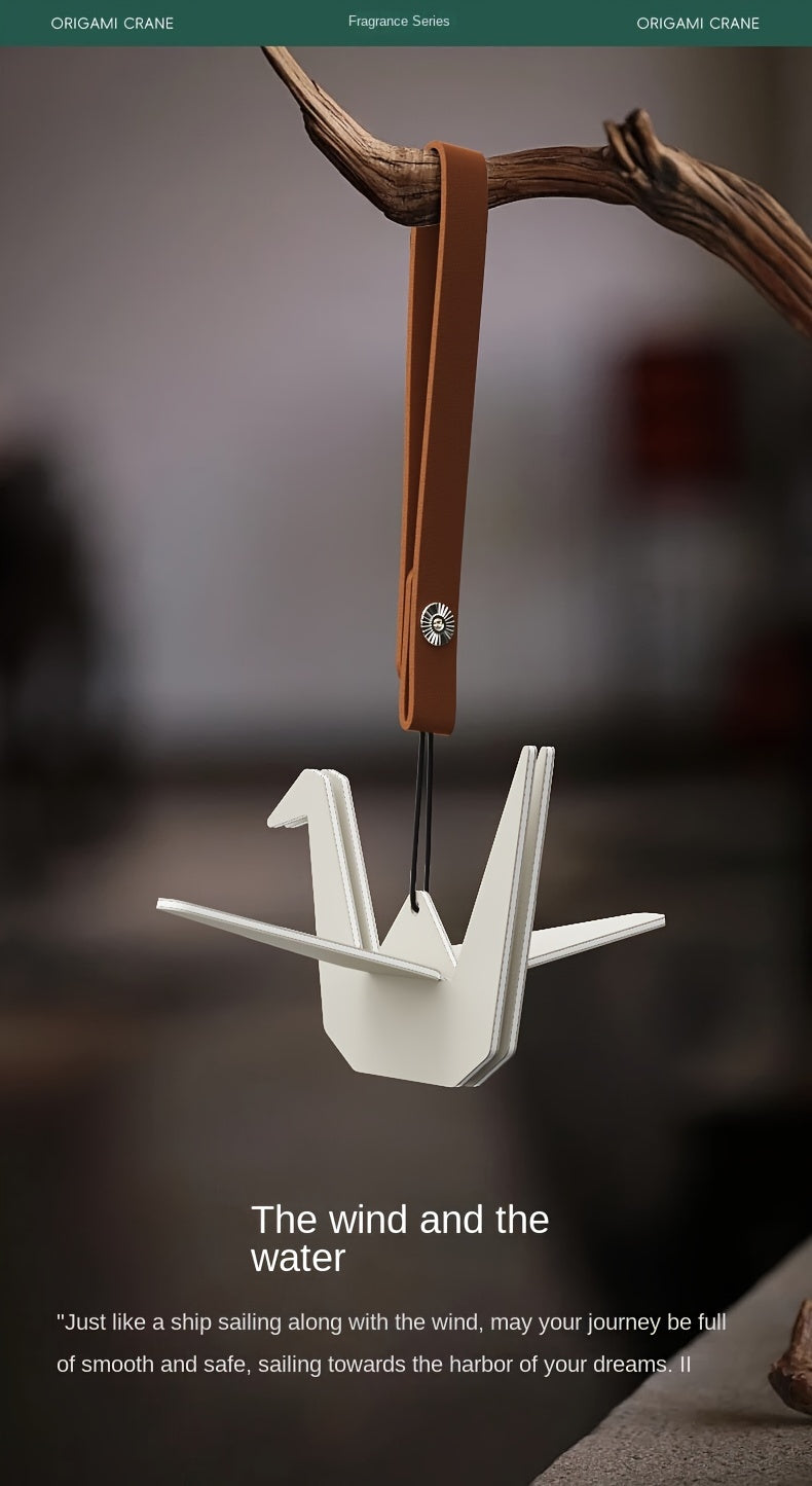 Aromatherapy Paper Crane Car Mirror Hang