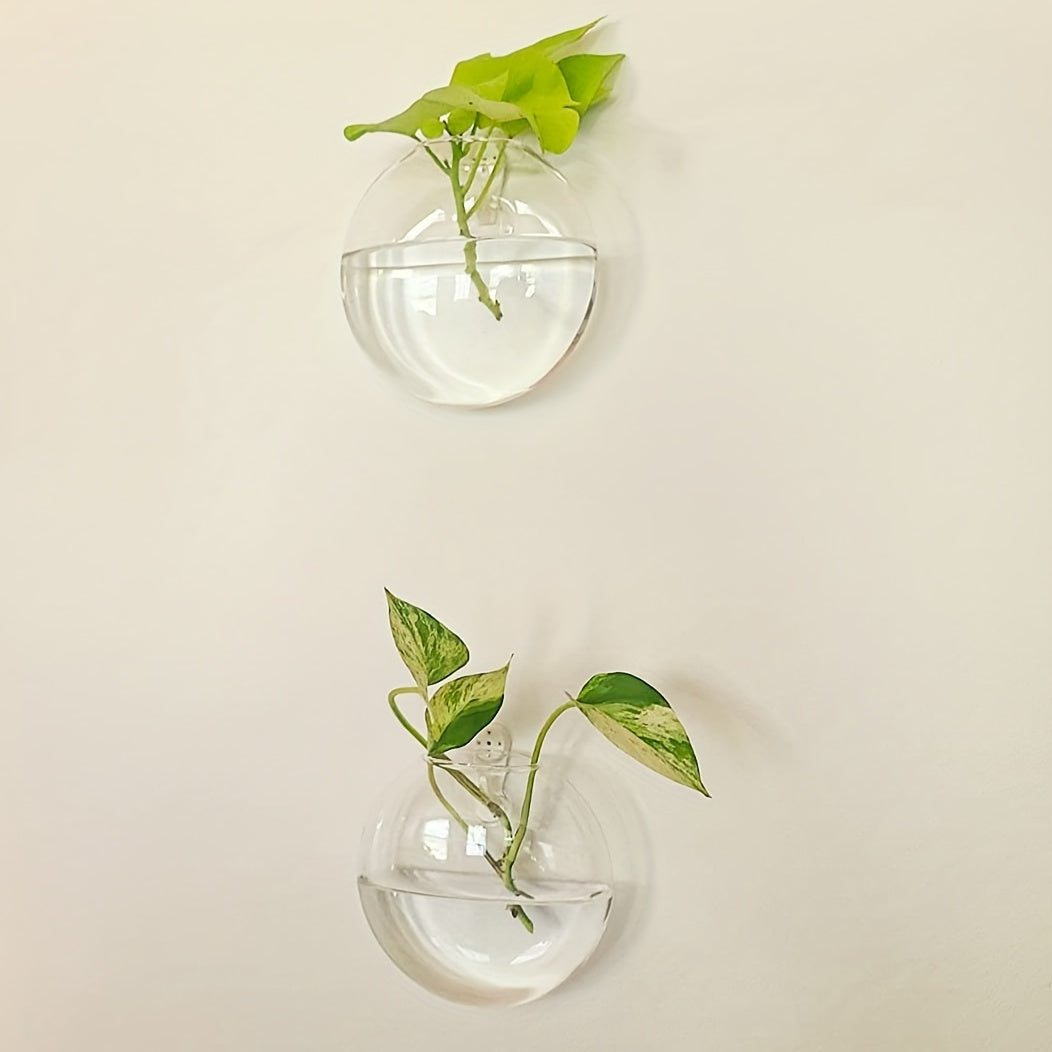 Wall Hanging Glass Terrariums Planter Oblate